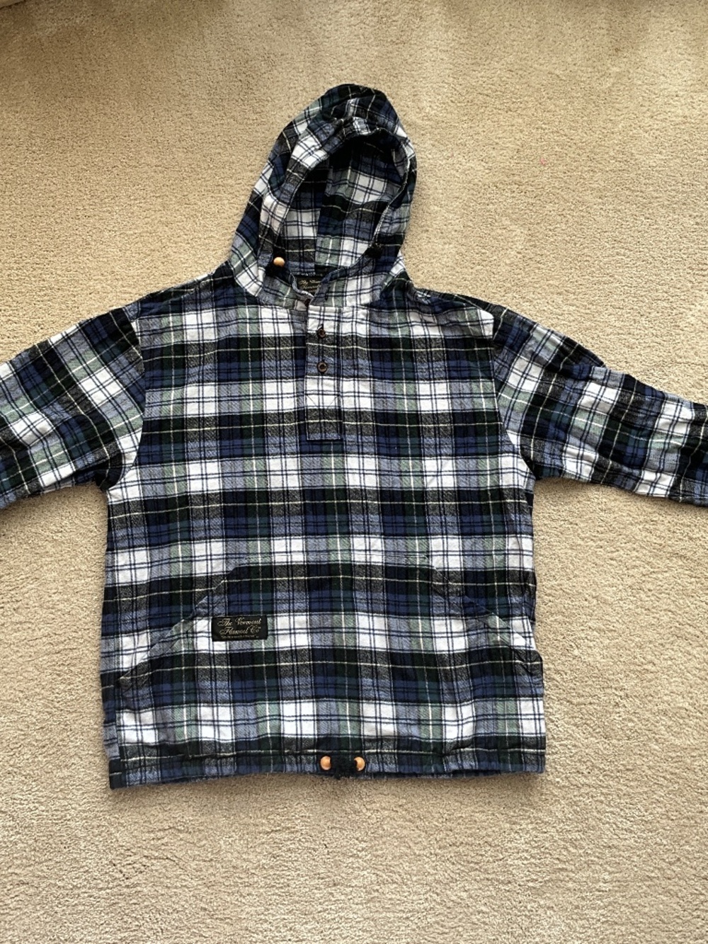 The Vermont Flannel Company Hoodie Campbell Pattern